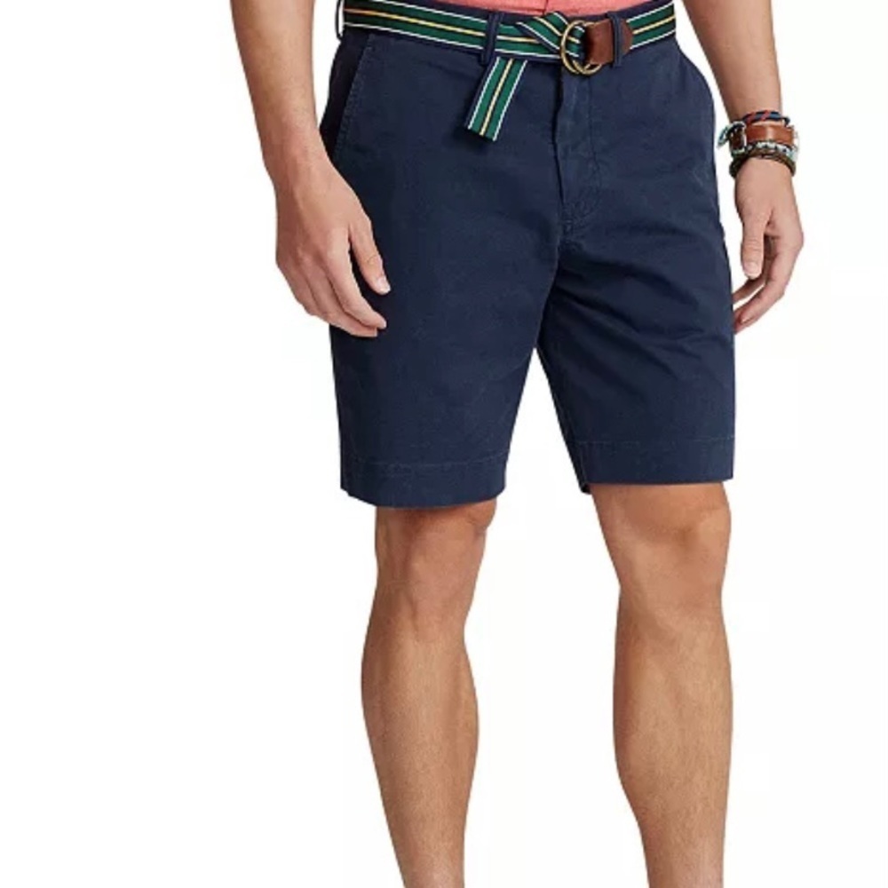 POLO RALPH LAUREN
Men's Stretch Classic-Fit 9" Shorts,
Nautical Ink